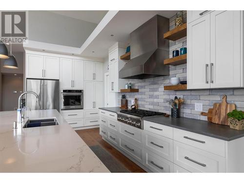 1740 Granite Road, Lake Country, BC - Indoor Photo Showing Kitchen With Double Sink With Upgraded Kitchen