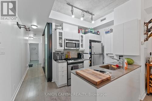 203 - 127 Queen Street E, Toronto, ON - Indoor Photo Showing Kitchen With Stainless Steel Kitchen