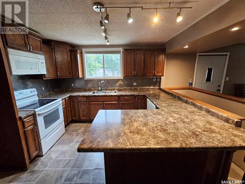 308 4Th Street W, Carlyle, SK - Indoor Photo Showing Kitchen With Double Sink