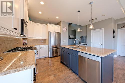 508 Balsam Court, Vernon, BC - Indoor Photo Showing Kitchen With Stainless Steel Kitchen With Double Sink With Upgraded Kitchen