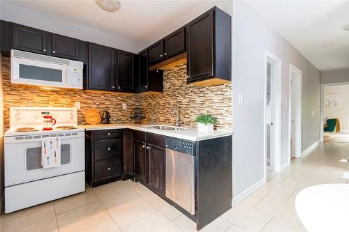 189 Stinson Street, Hamilton, ON - Indoor Photo Showing Kitchen With Double Sink