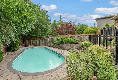 2188 Donald Road, Burlington, ON - Outdoor With In Ground Pool With Deck Patio Veranda With Backyard