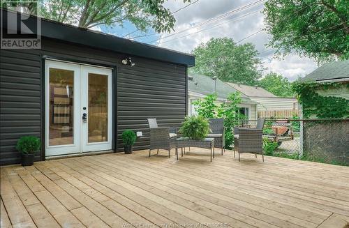 1086 Brock Street, Windsor, ON - Outdoor With Deck Patio Veranda With Exterior