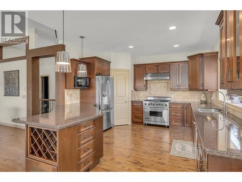 2037 Capistrano Drive, Kelowna, BC - Indoor Photo Showing Kitchen With Double Sink