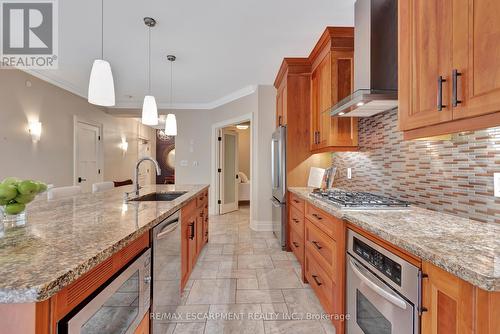 104 - 397 King Street W, Hamilton, ON - Indoor Photo Showing Kitchen With Upgraded Kitchen
