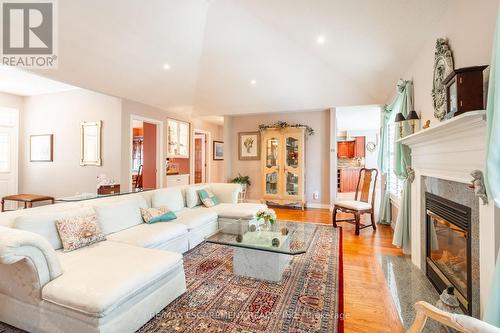 52 Waterwheel Crescent, Hamilton, ON - Indoor Photo Showing Living Room With Fireplace