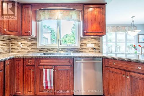 52 Waterwheel Crescent, Hamilton, ON - Indoor Photo Showing Kitchen With Double Sink