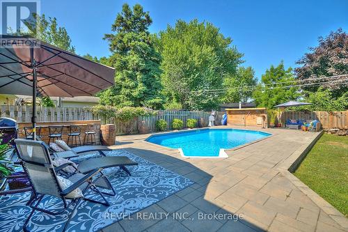 51 Aquadale Drive, St. Catharines, ON - Outdoor With In Ground Pool With Deck Patio Veranda