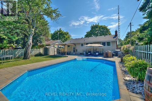 51 Aquadale Drive, St. Catharines, ON - Outdoor With In Ground Pool With Deck Patio Veranda With Backyard With Exterior