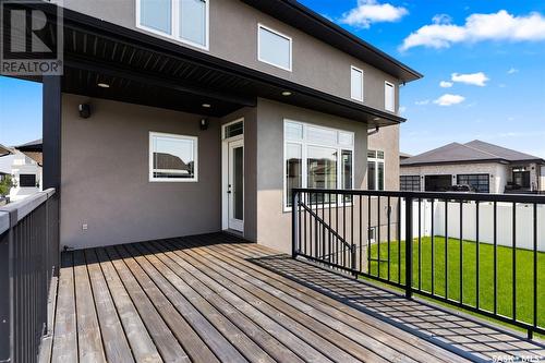 4213 Green Rose Crescent E, Regina, SK - Outdoor With Deck Patio Veranda With Exterior