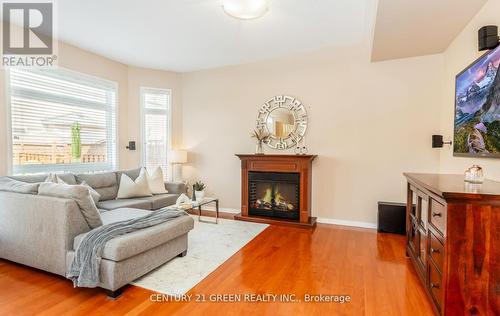 3826 Thomas Street, Mississauga, ON - Indoor Photo Showing Living Room With Fireplace