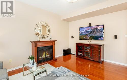 3826 Thomas Street, Mississauga, ON - Indoor Photo Showing Living Room With Fireplace