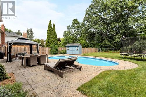 1045 Fair Birch Drive, Mississauga, ON - Outdoor With In Ground Pool With Deck Patio Veranda With Backyard