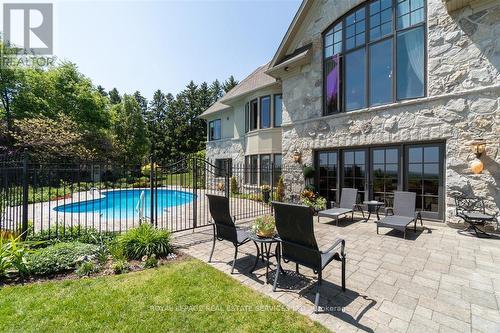 5652 Steeles Avenue W, Milton (Nelson), ON - Outdoor With In Ground Pool With Deck Patio Veranda With Exterior