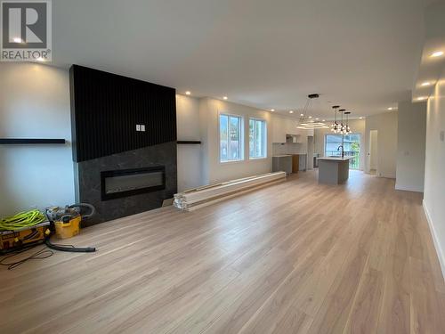 1527 Atlin Avenue, Prince Rupert, BC - Indoor Photo Showing Living Room With Fireplace