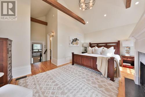 1234 Old River Road, Mississauga, ON - Indoor Photo Showing Bedroom With Fireplace