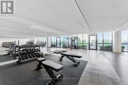 404S - 10 Gibbs Road, Toronto, ON - Indoor Photo Showing Gym Room