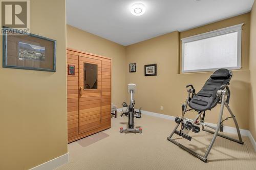 1077 Peak Point Drive, West Kelowna, BC - Indoor Photo Showing Gym Room