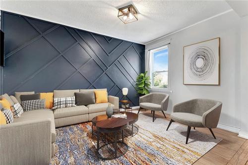 Virtually Staged - 171 Balmoral Avenue N, Hamilton, ON - Indoor Photo Showing Living Room