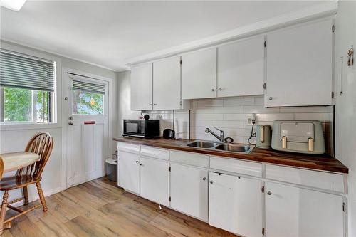 171 Balmoral Avenue N, Hamilton, ON - Indoor Photo Showing Kitchen With Double Sink