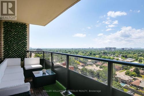 1712 - 511 The West Mall, Toronto W08, ON - Outdoor With Balcony With View With Exterior