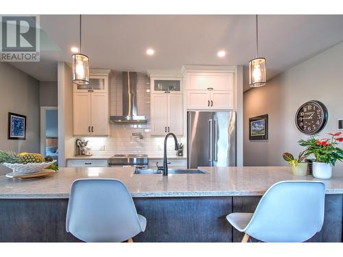 5350 Silver Star Road Unit# 25, Vernon, BC - Indoor Photo Showing Kitchen With Upgraded Kitchen