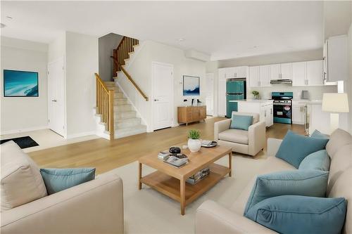 Virtually Staged - Interior Design Possibilities - 2 Bromley Drive, St. Catharines, ON - Indoor Photo Showing Living Room