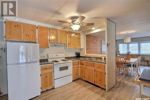 113 Johnson Crescent, Christopher Lake, SK - Indoor Photo Showing Kitchen With Double Sink