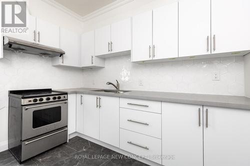 2Nd Flr - 295 Queen Street E, Toronto (Moss Park), ON - Indoor Photo Showing Kitchen With Double Sink