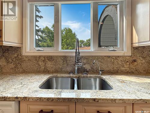 138 S Katepwa Drive, Katepwa Beach, SK - Indoor Photo Showing Kitchen With Double Sink