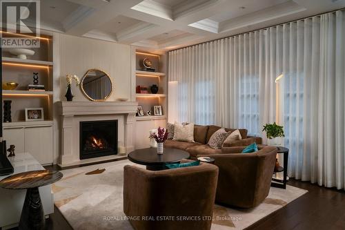 279 Rebecca Street, Oakville, ON - Indoor Photo Showing Living Room With Fireplace