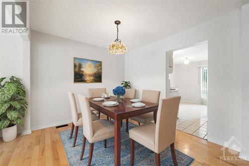 Dining Room - Virtually Staged - 2270 Cotters Crescent S Unit#249, Ottawa, ON - Indoor Photo Showing Dining Room