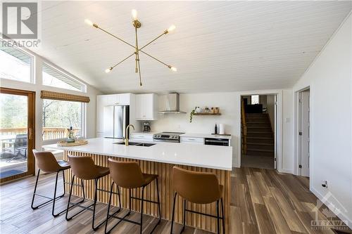 6 Bluff Point Drive, Calabogie, ON - Indoor Photo Showing Kitchen With Double Sink With Upgraded Kitchen