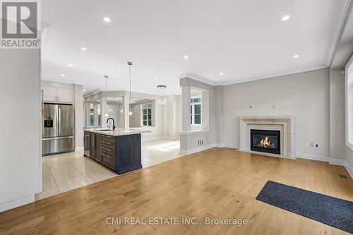 3136 Watercliffe Court, Oakville, ON - Indoor Photo Showing Other Room With Fireplace