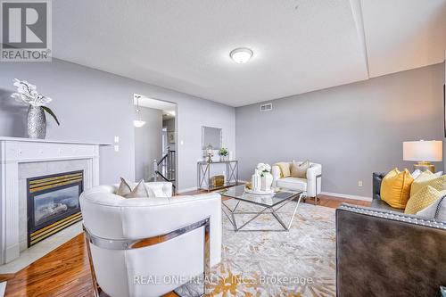 88 Fortissimo Drive, Hamilton, ON - Indoor Photo Showing Living Room With Fireplace