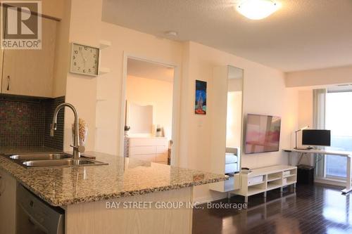 2203 - 5793 Yonge Street, Toronto, ON - Indoor Photo Showing Kitchen With Double Sink