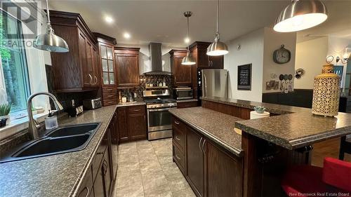 79 Chemin 36 No. 1 Road, Saint-Quentin, NB - Indoor Photo Showing Kitchen With Double Sink With Upgraded Kitchen