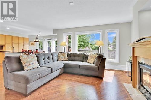 1035 Red Spruce Street, Ottawa, ON - Indoor Photo Showing Living Room With Fireplace