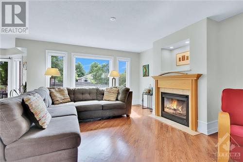 1035 Red Spruce Street, Ottawa, ON - Indoor Photo Showing Living Room With Fireplace