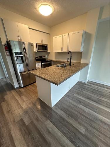 81 Robinson Street|Unit #509, Hamilton, ON - Indoor Photo Showing Kitchen With Double Sink