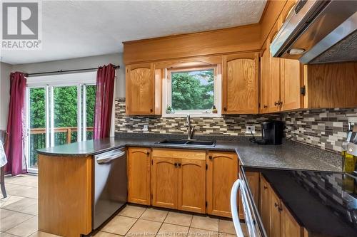 133 Dawn Cres, Moncton, NB - Indoor Photo Showing Kitchen With Double Sink