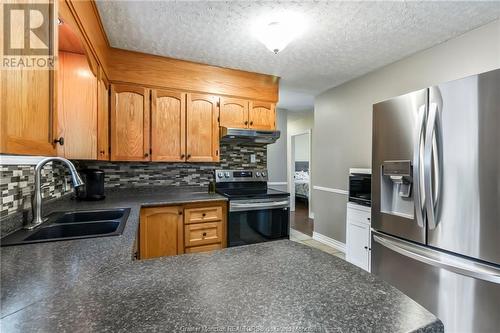 133 Dawn Cres, Moncton, NB - Indoor Photo Showing Kitchen With Stainless Steel Kitchen With Double Sink