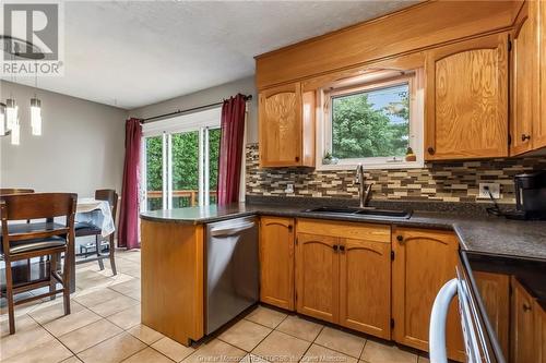 133 Dawn Cres, Moncton, NB - Indoor Photo Showing Kitchen With Double Sink