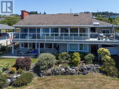 3998 Marine Ave, Powell River, BC - Outdoor With Deck Patio Veranda With Facade