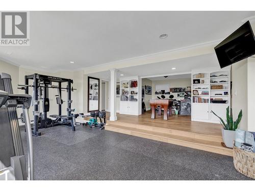 1368 Gregory Road, West Kelowna, BC - Indoor Photo Showing Gym Room