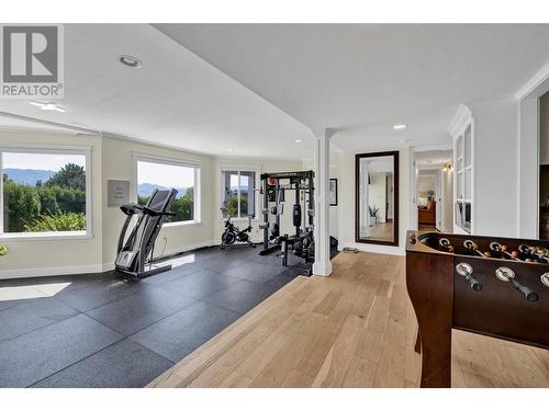 1368 Gregory Road, West Kelowna, BC - Indoor Photo Showing Gym Room