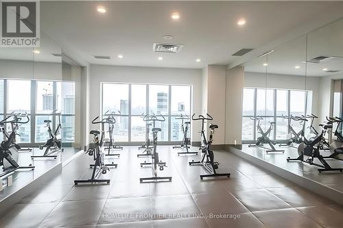 1821 - 165 Legion Road, Toronto (Mimico), ON - Indoor Photo Showing Gym Room