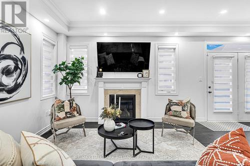 20 Westfield Crescent N, Hamilton (Waterdown), ON - Indoor Photo Showing Living Room With Fireplace