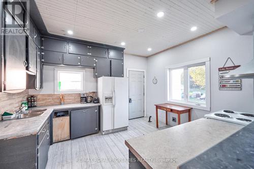 7657 Highway 35 Road, Kawartha Lakes, ON - Indoor Photo Showing Kitchen With Double Sink