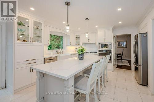 1457 Postmaster Drive, Oakville, ON - Indoor Photo Showing Kitchen With Stainless Steel Kitchen With Upgraded Kitchen